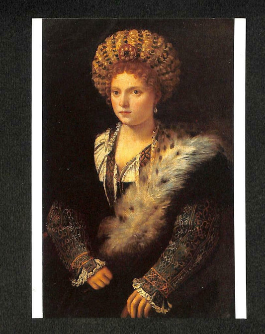 LUCKYPIGEON Isabella d'Este Marquesa of Mantua Painting Postcard (C1731)