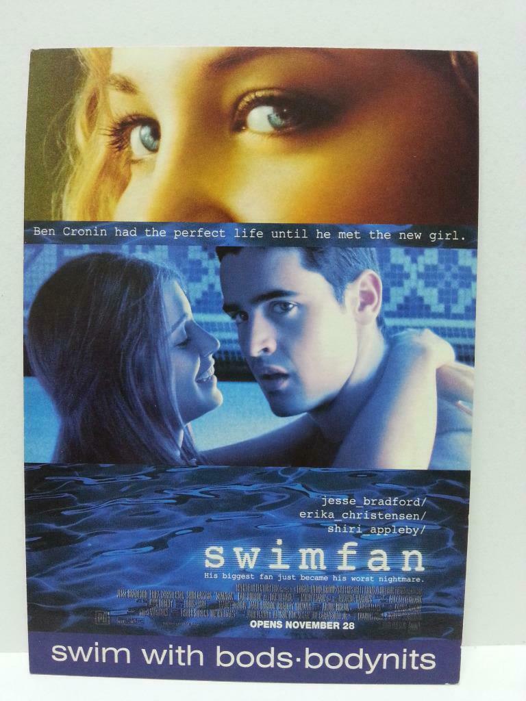 Swimfan 2002 Jesse Bradford Erika Christensen Movie Singapore Postcard (AC025)