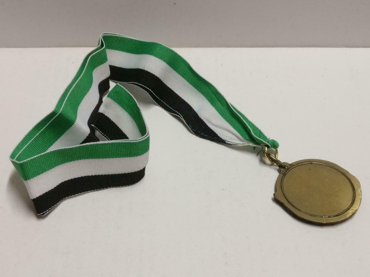 Singapore School Basketball Bronze Medal With Ribbon Strap (C087)