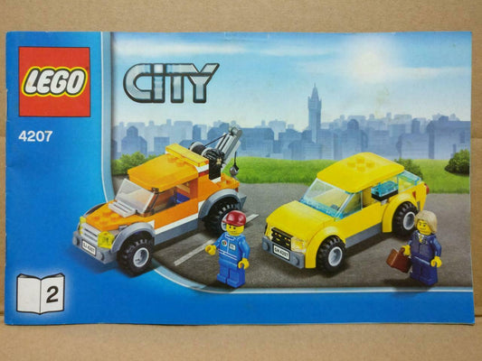 LEGO No. 4207 (2) City Manual Instructions Catalog Booklet (LG009)