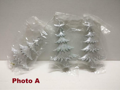 Vintage Christmas X'mas Tree Ornaments Icicles Star Bundle Lot x01 F/S (A2245)