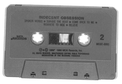 Rare Indecent Obsession Tell Me Something 1989 Singapore English Cassette CT959