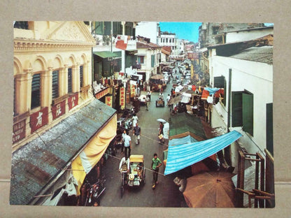 LUCKYPIGEON Closed Vendors In Chinatown Singapore Postcard (C2010)