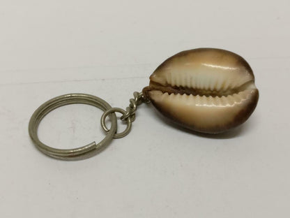 LP888 Rare Vintage Seashell Art Surname Liu 刘 劉 Souvenir Keychain Keyring F/S (B665)