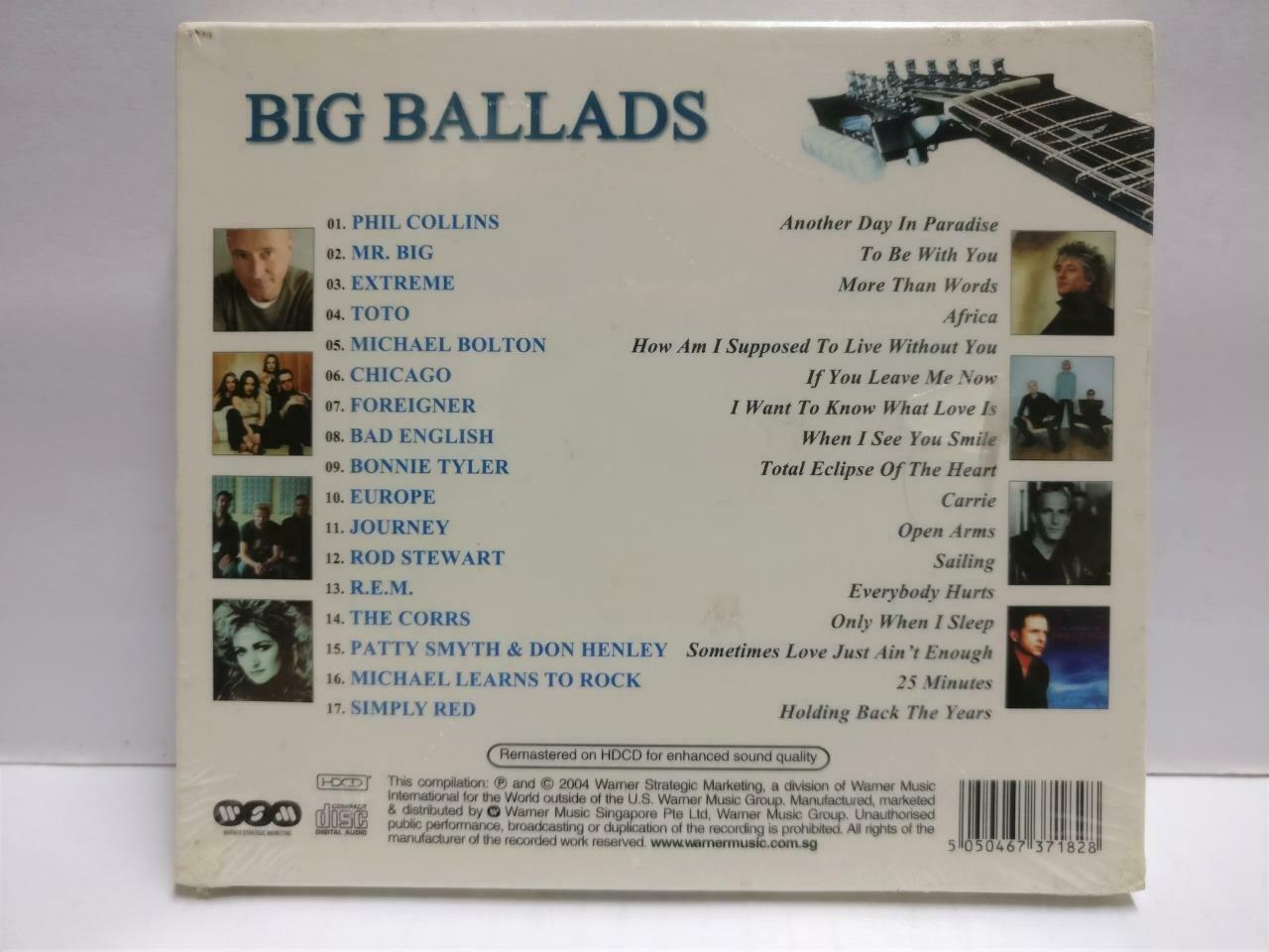 New Sealed Various Artists Ballads Europe The Corrs TOTO 2004 Singapore CD CD939