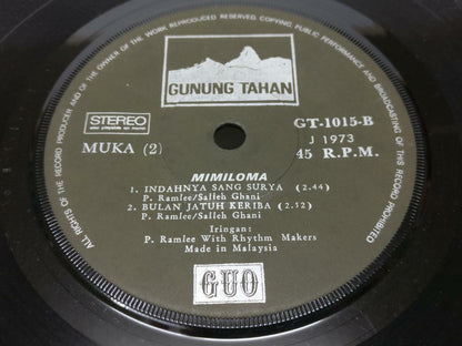 Malay Mimi Loma & The Rhythm Makers Psych Garage Rare Malaysia 7" EP (EP378)