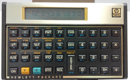 Vintage Hewlett-Packard HP 12C financial Calculator (CA008)