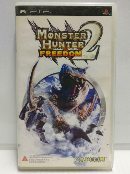 Sony PSP Capcom Monster Hunter 2 Freedom 2007 w/ Booklet Japan Game Disc (GA320)