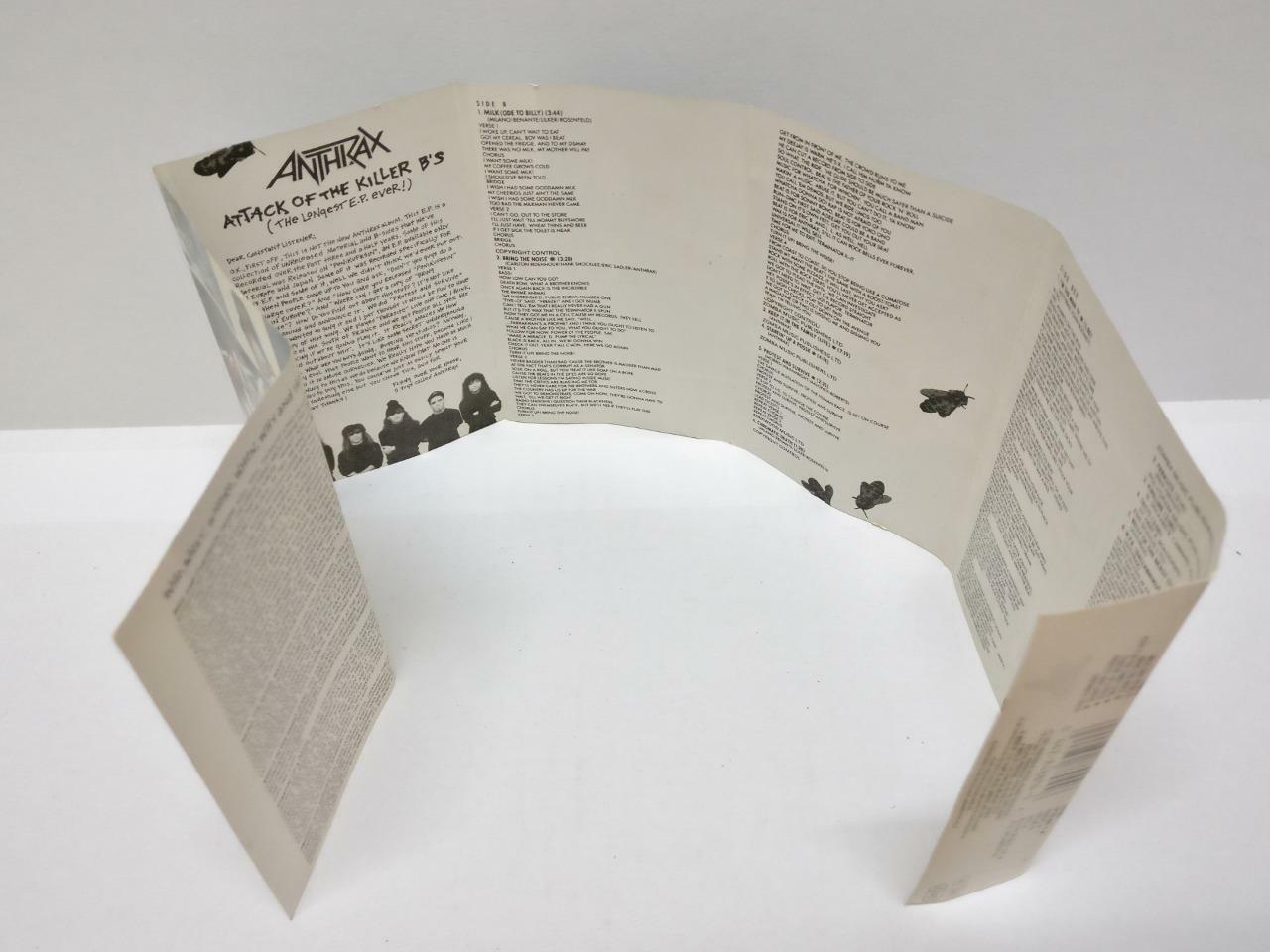 Anthrax Attack Of The Killers B'S 1991 Cassette (CT203)