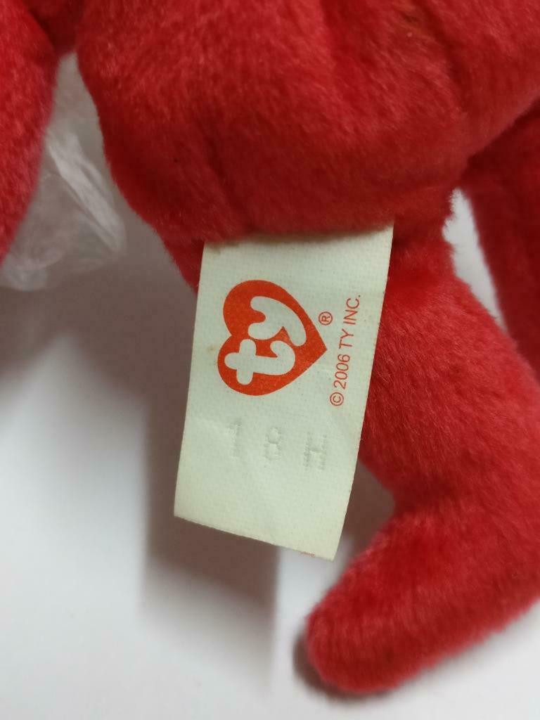 McDonald's Ty Beanie Red Party Hat Birthday Bear 6" Plush Soft Toy F/S (PTY135)