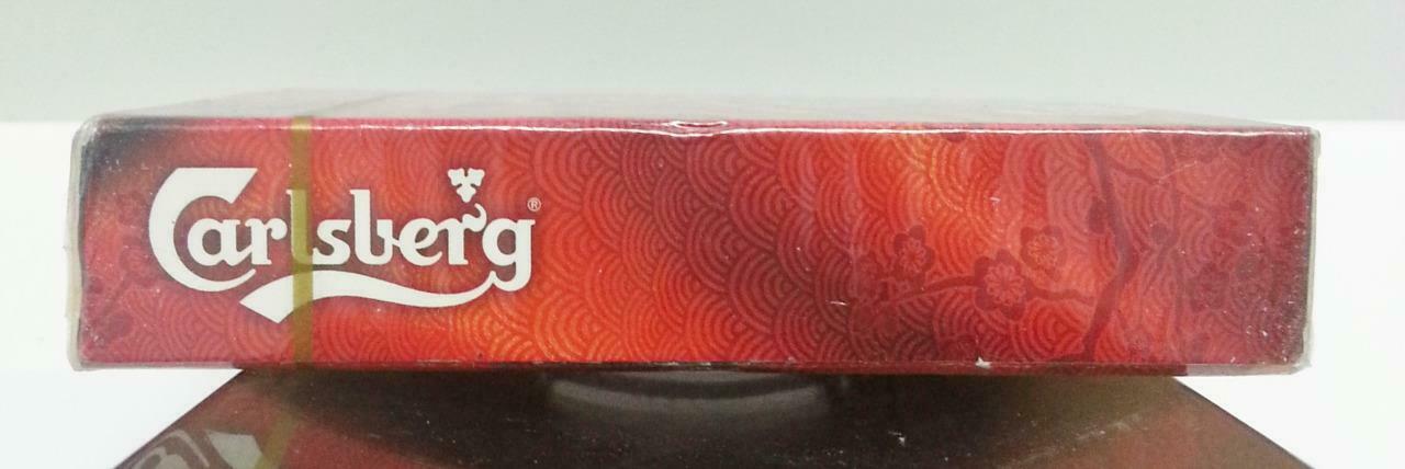 Rare Sealed Carlsberg Beer Chinese New Year Playing Cards Souvenir (A1024)
