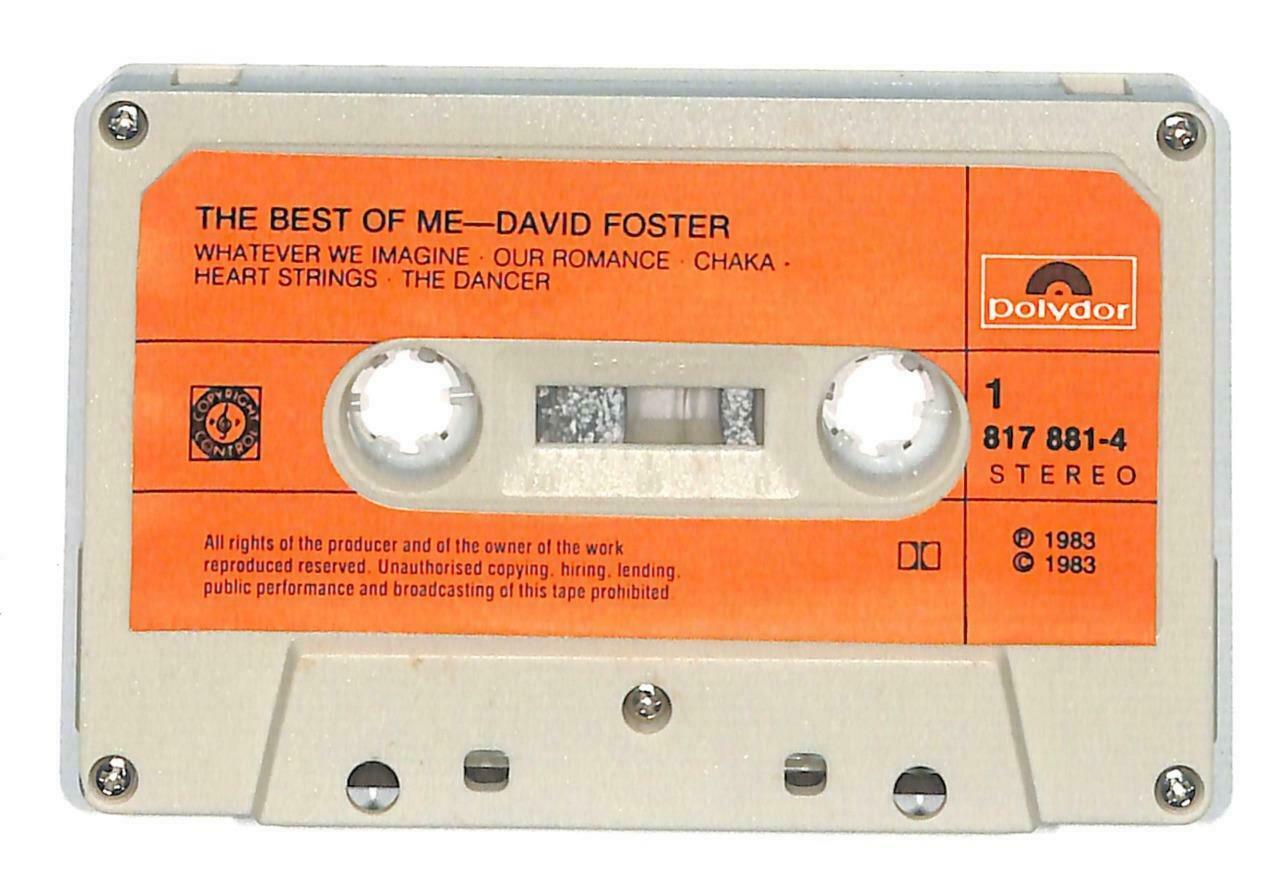 Rare David Foster The Best Of Me Singapore English Cassette CT877