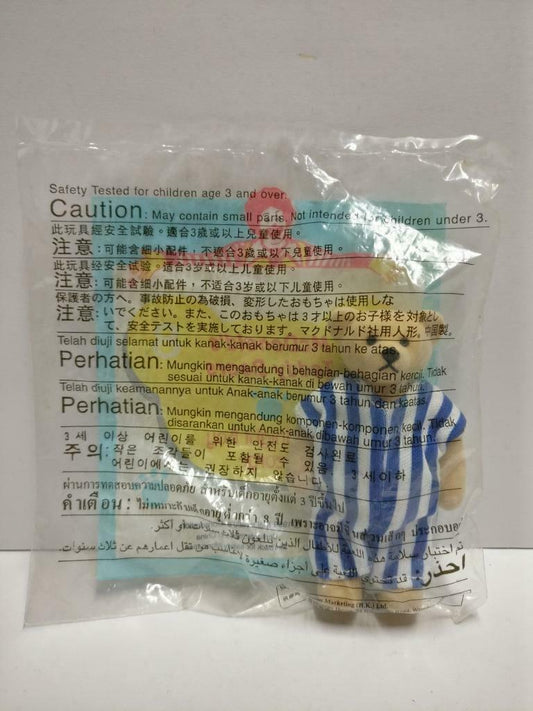 Sealed McDonald's Happy Meal Teddy Bear Boy George 2018 Malaysia Toy F/S PTY186