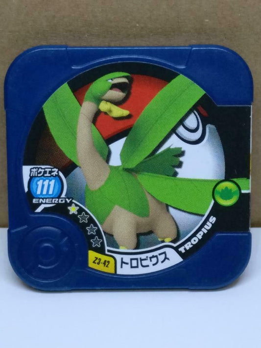 Pokemon Tretta Trading Card Chip Z3-42 Tropius F/S (A1814)