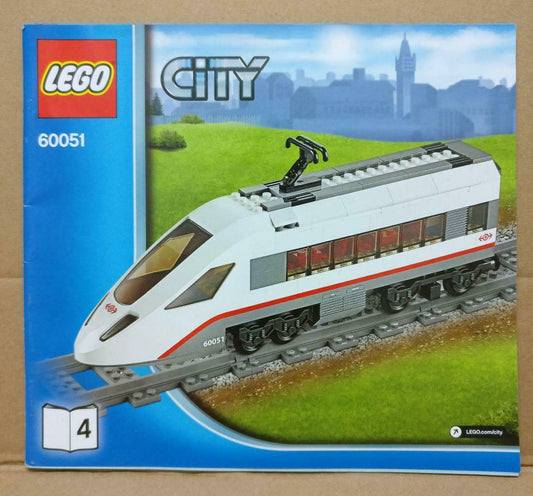 LEGO No. 60051 (4) City Manual Instructions Catalog Booklet (LG044)