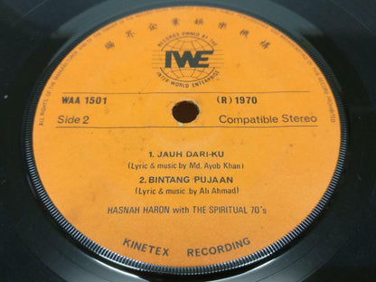 Malay Hasnah Haron & The Spiritual Band Psych Garage Rare Singapore EP 7" EP400