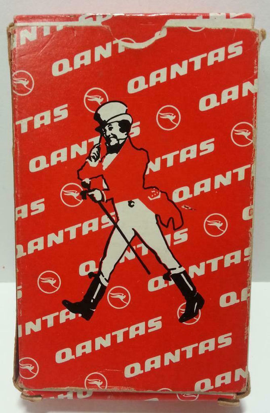 Rare Used Qantas Airlines Johnnie Walker Playing Cards Souvenir (A1097)