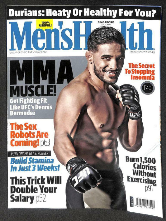 Singapore Men's Health Magazine Beefcake Macho Man MMA Dennis Bermudez M051