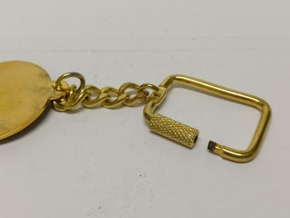 LP888 Vintage Singapore Army Air Force RSAF 1999 Gold Tone Keychain Keyring F/S (B656)