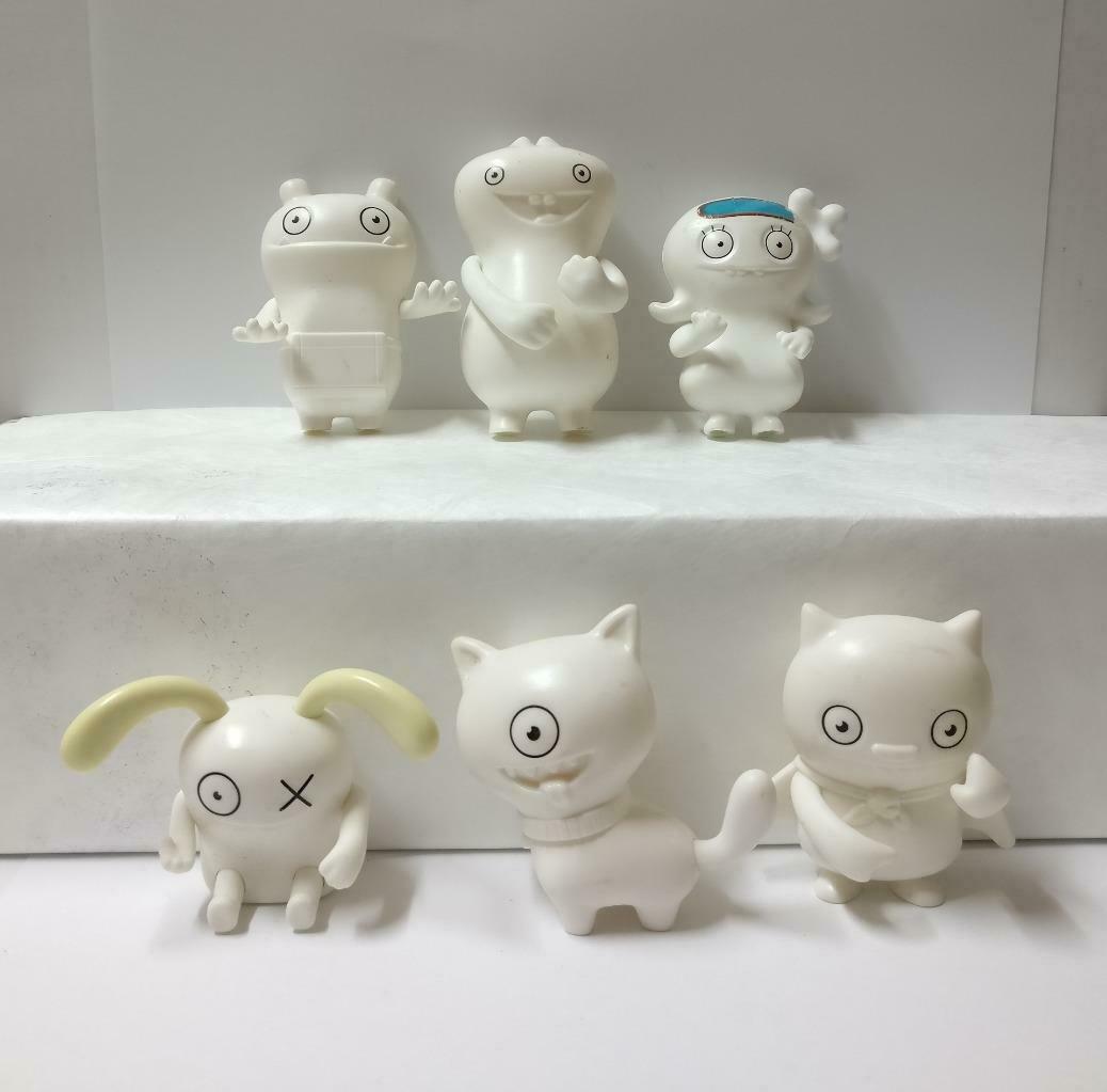Singapore McDonalds White Ugly Dolls Cute Figure Toys x6 Lot F/S (FTY011) *F