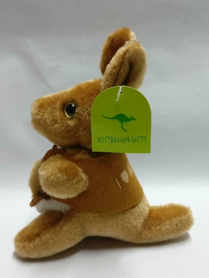 Australia Cute Kangaroo Mother & Baby Souvenir 6" Plush Soft Toy F/S (PTY131)