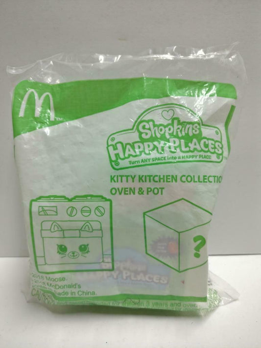 Sealed Happy Meal McDonald's Shopkins Kitty Kitchen Malaysia Toy F/S (PTY191)