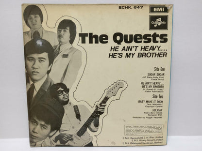 Rare Singapore The Quests Band Sugar Sugar Jeff Holiday Barry Ribb 7" EP (EP202)