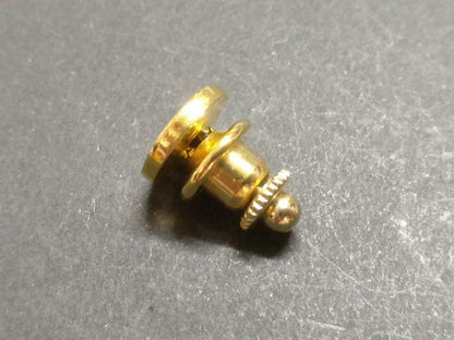 Vintage Rotaract Club Gold Tone 4 x Mini Pin Badge Button F/S B880
