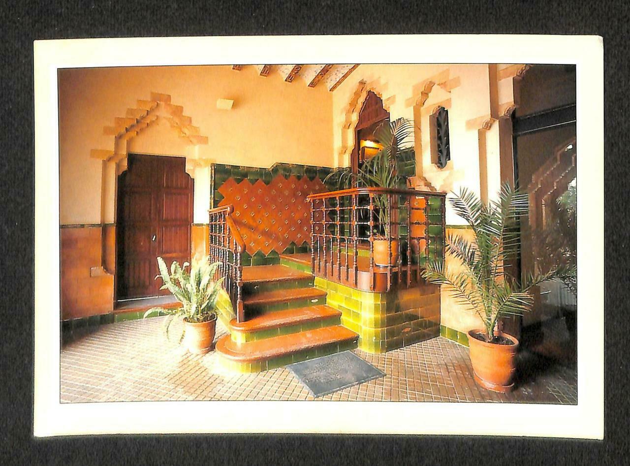 LUCKYPIGEON Modernisme Architecture Entrance Hall Plants Spain Postcard (C1616)