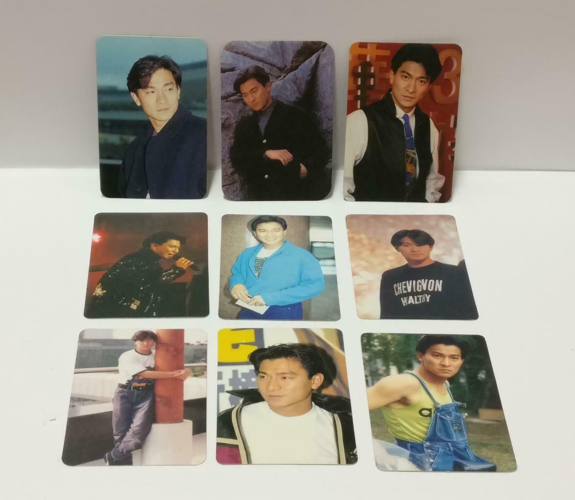 Hong Kong Andy Lau 劉德華 刘德华 Colour Photo Cards x9 Lot F/S (A2408)
