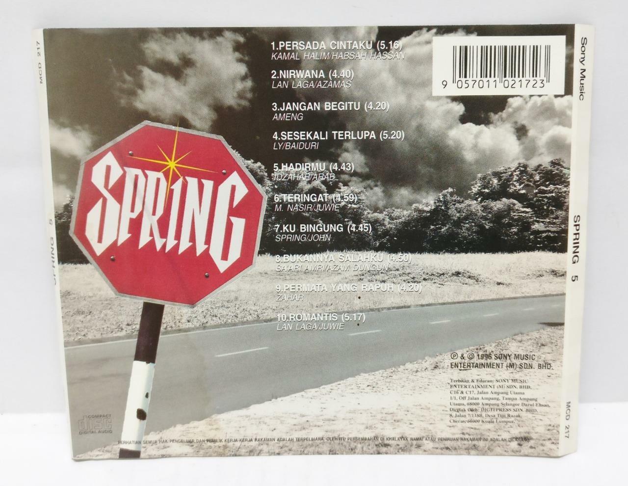 Malaysia Malay Band Spring 5 1996 Malaysia Melayu CD (CD724)