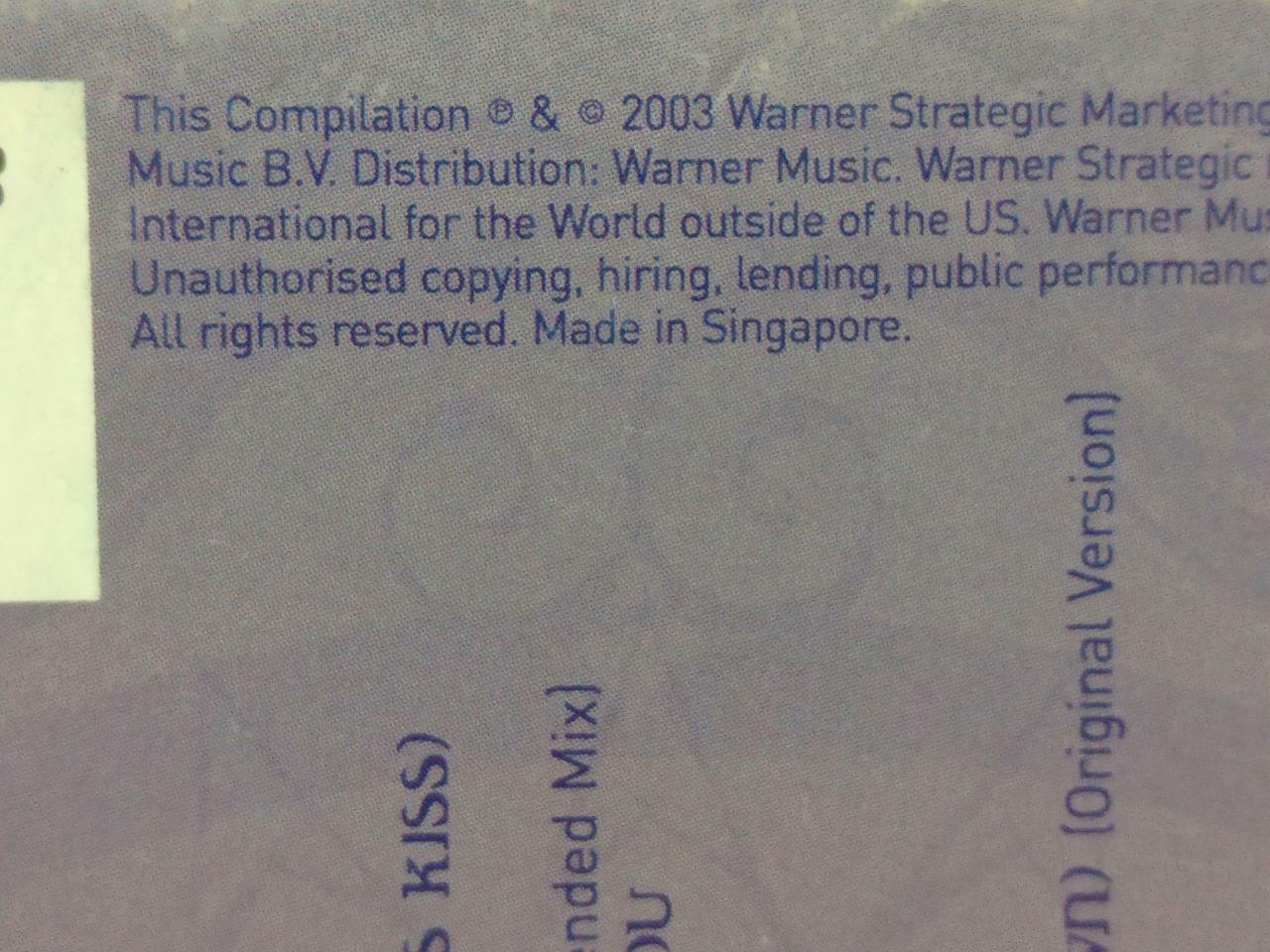 LK888 CHER 2003 Mega Rare Singapore 2x CD (4608) (CD548)