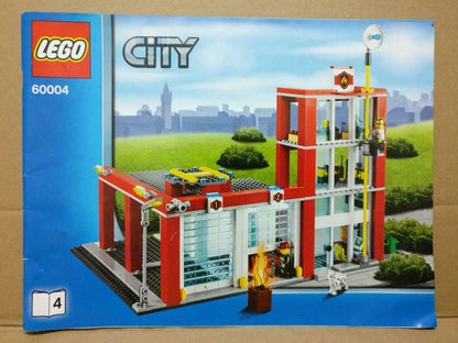 LEGO No. 60004 (4) City Manual Instructions Catalog Booklet (LG058)