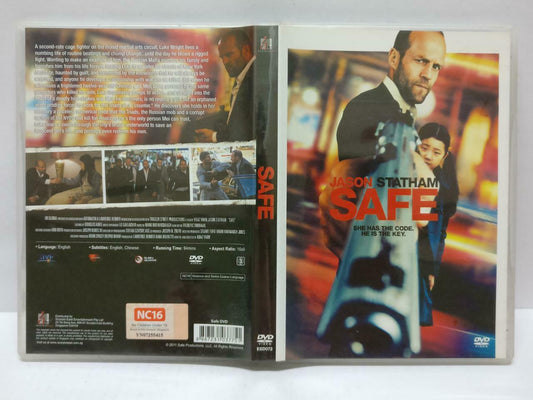 SAFE Jason Statham Movie Rare 2011 Singapore DVD Eng Sub R3 (DVD070)