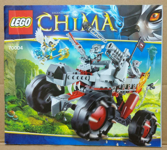 LEGO No. 70004 Chima Manual Instructions Catalog Booklet (LG046)