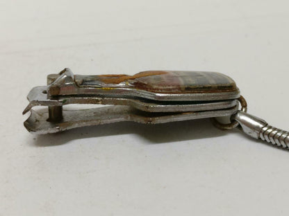 LP888 Rare Vintage Girard Cognac Bottle Mini Nail Clipper Keychain Keyring (B739)