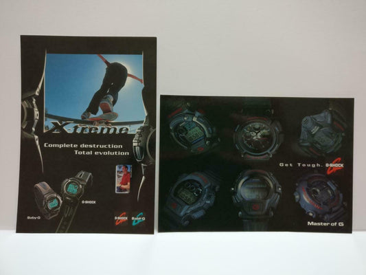 LUCKYPIGEON888 Japan G-Shock Watch Baby-G Singapore Postcard Lot Of 2 (E0474)
