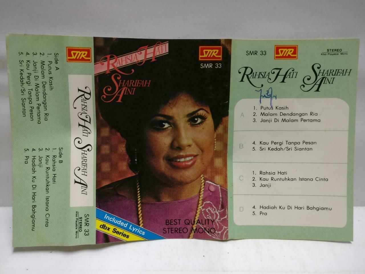 Malaysia Malay Diva Sharifah Aini Rahsia Hati Rare Singapore Melayu Cassette CT761