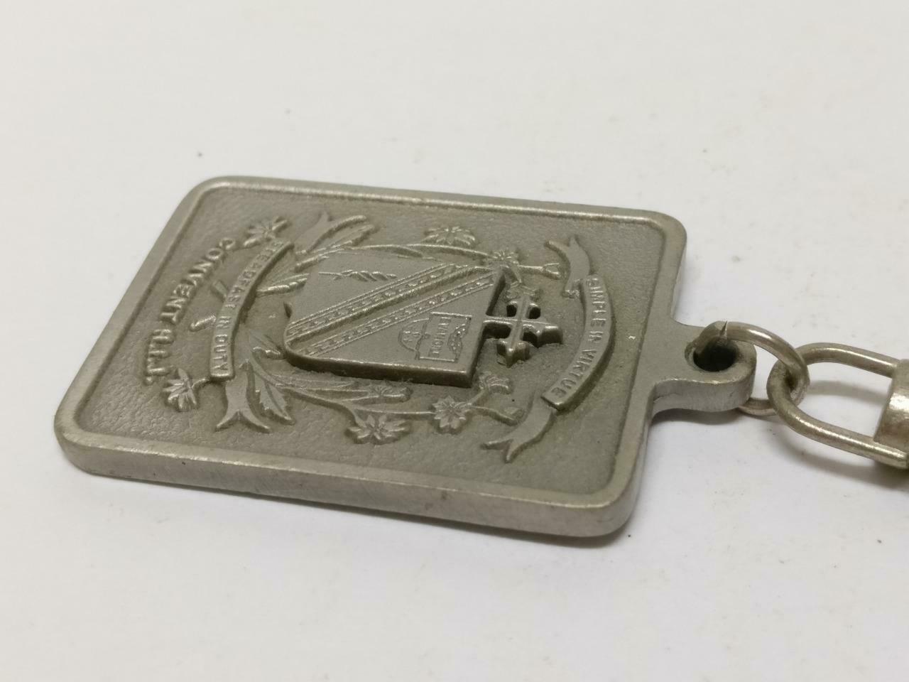 LP888 Rare Vintage Convent H.I.J 2002 Founder's Day Metal Keychain Keyring F/S (B780)