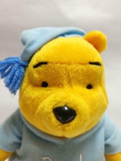 McDonald's Winnie The Pooh Sky Blue Pajamas 7" Plush Soft Toy F/S (PTY109)