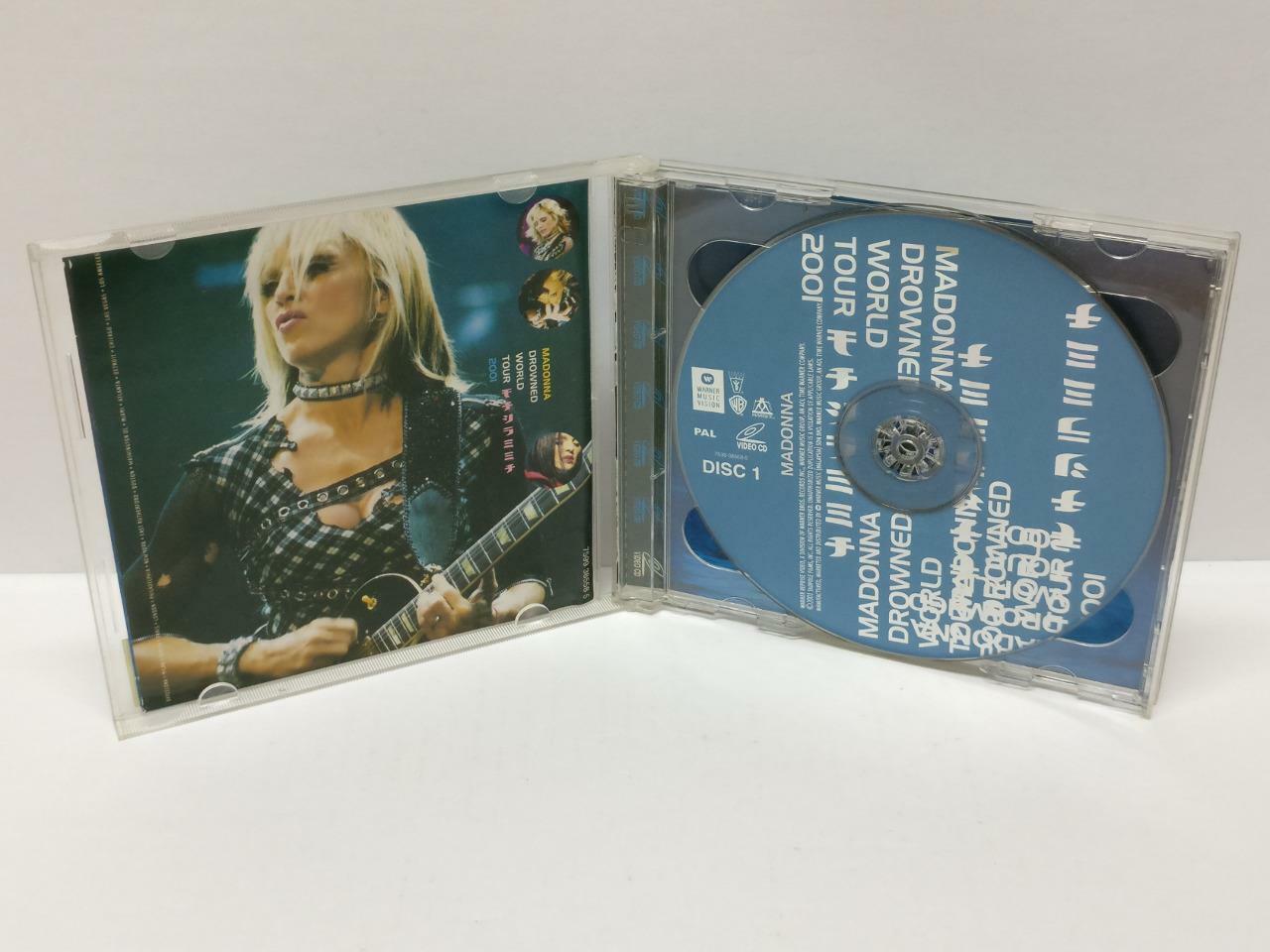 LK888 Madonna Drowned World Tour 2001 Mega Rare Malaysia 2x VCD (75993) (CD528)