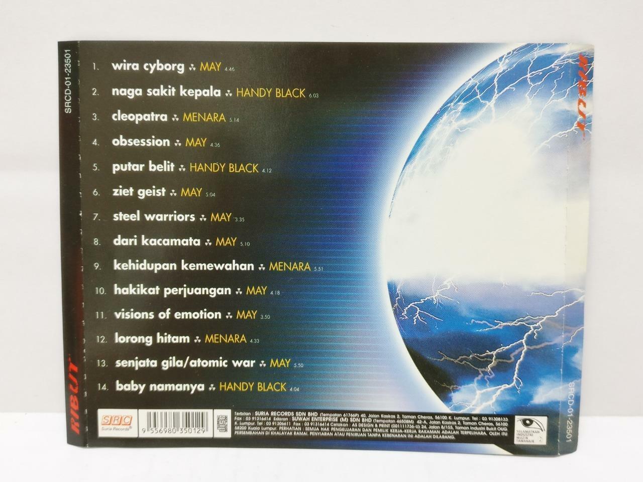 Malay Ribut Compilation MAY Handy Black 2001 Malaysia Melayu CD (CD701)