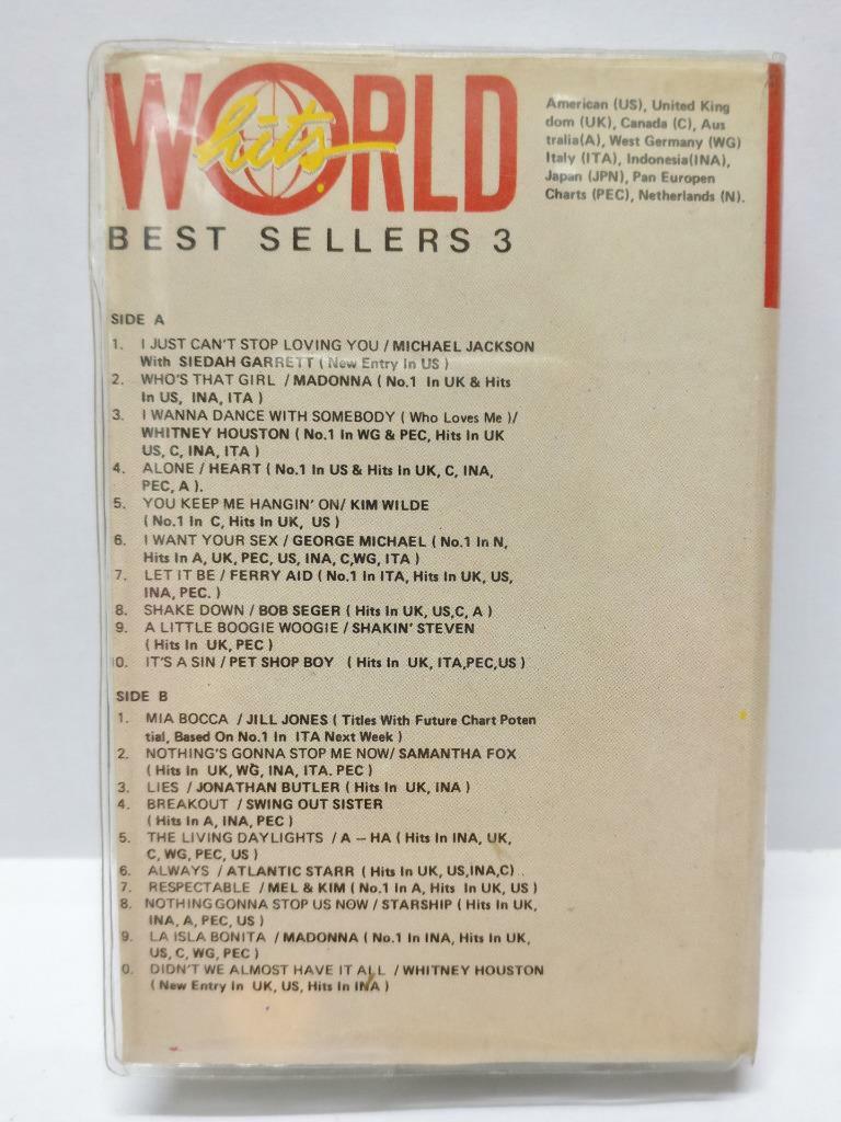 Michael Jackson MJ George Michael Madonna Rare Indonesia Cassette