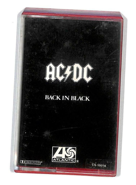 Rare AC/DC Back In Black Hells Bells 1980 Atlantic English Red Cassette CT882