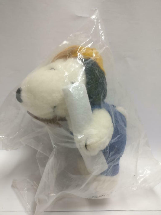 Singapore Airlines SIA Snoopy Architect Ruler 6" Plush Soft Toy F/S (PTY088)