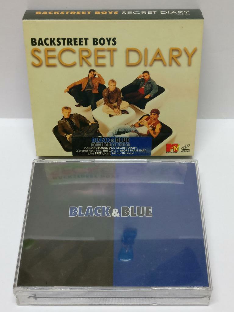 LK888 Backstreet Boys Black & Blue 2000 Rare Singapore CD + VCD (92217) (CD491)