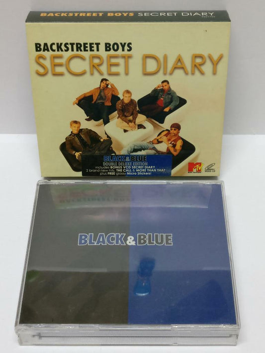 LK888 Backstreet Boys Black & Blue 2000 Rare Singapore CD + VCD (92217) (CD491)