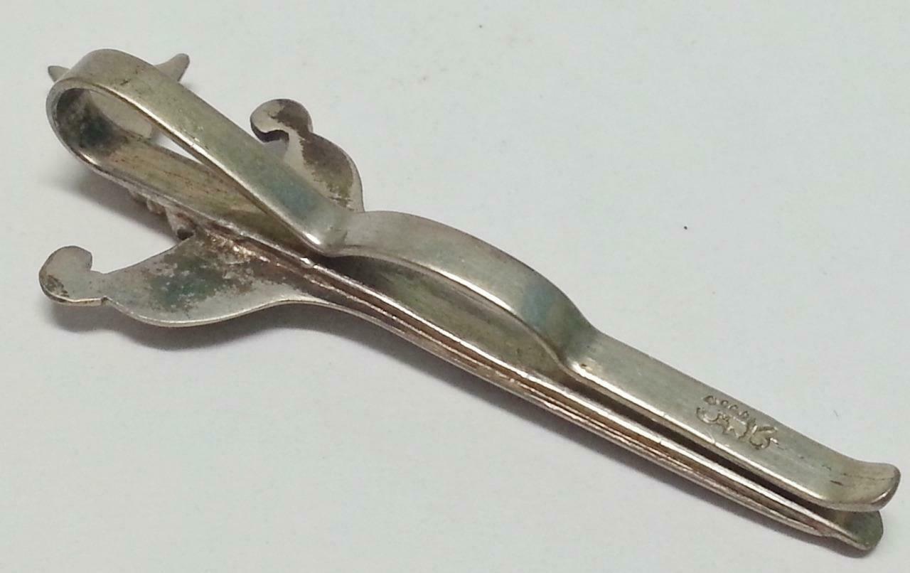 Rare Indonesia Vintage Design Knife Dagger Silver Tie Pin Souvenir F/S (B018)