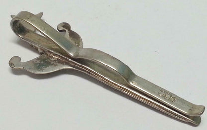 Rare Indonesia Vintage Design Knife Dagger Silver Tie Pin Souvenir F/S (B018)