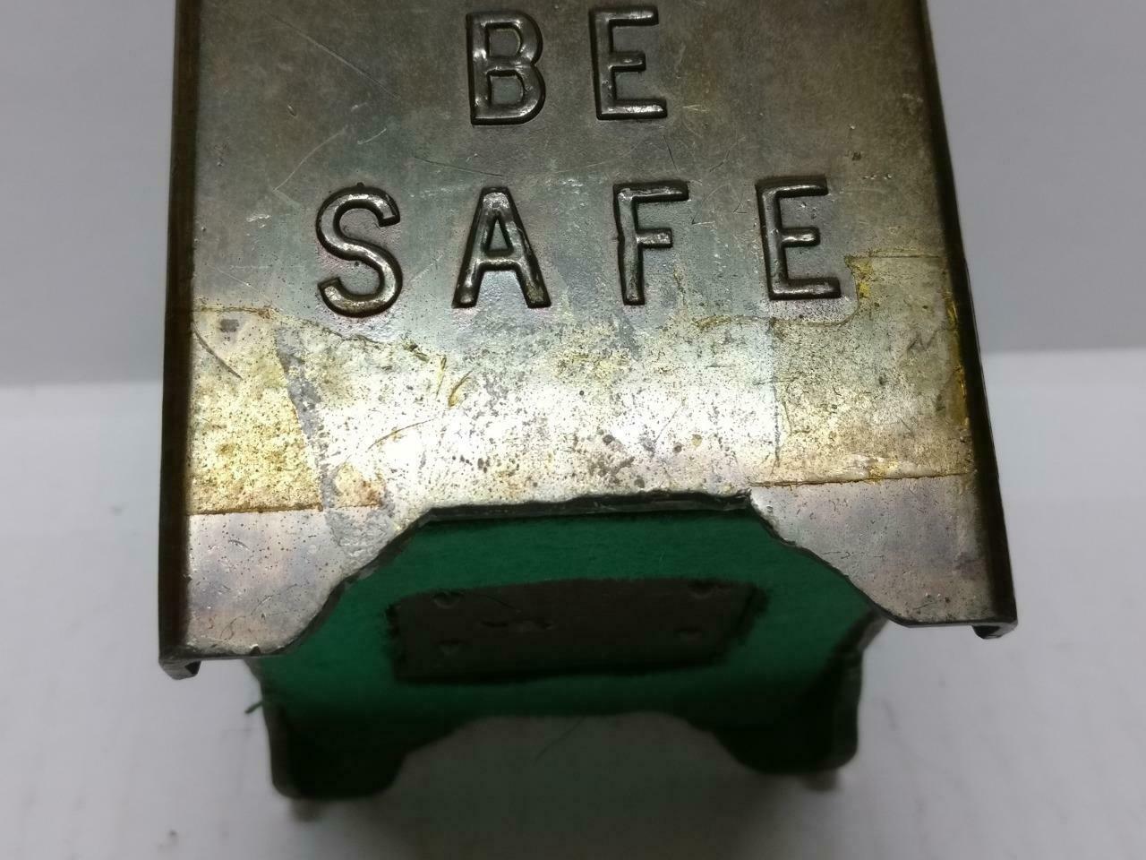 Rare 70's Vintage 崇僑銀行 Singapore Chung Khiaw Bank Coin Bank Bronze Safebox A1656